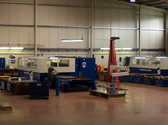 ATMOSボイラー生産 レーザーカッター ATMOS boiler production laser cutting